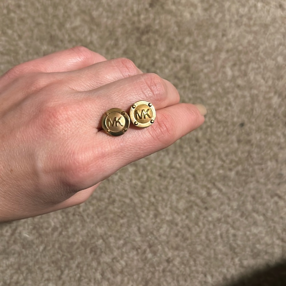 MK Rose Gold Stud Earrings